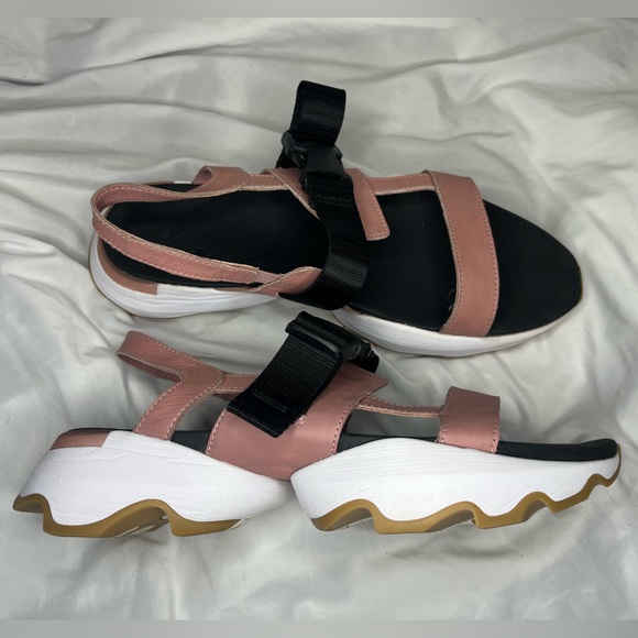 Sorel Shoes - SOREL Kinetic Impact Slingback Sandals – Pink/Black – Women’s 9.5